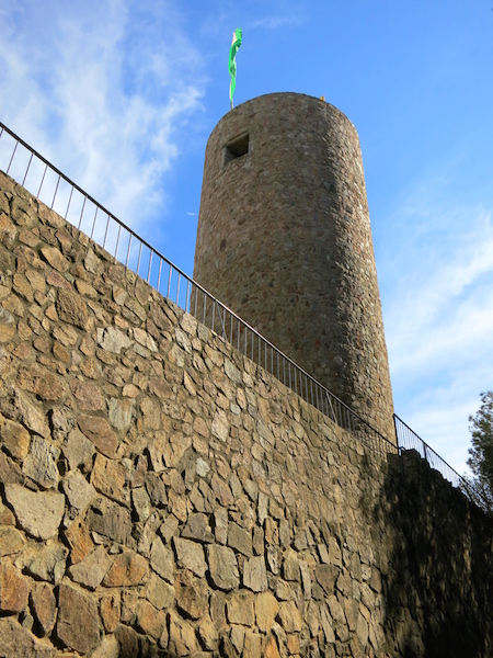 11th century Castle of Sant Joan in Lloret de Mar.