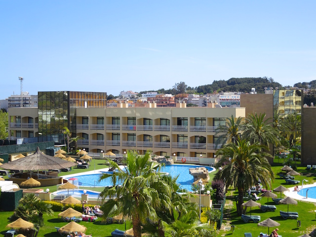 Evenia Olympic Resort pools in Lloret de Mar.