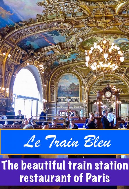 Le Train Bleu at Gare de Lyon is the most beautiful train station restaurant in Paris.