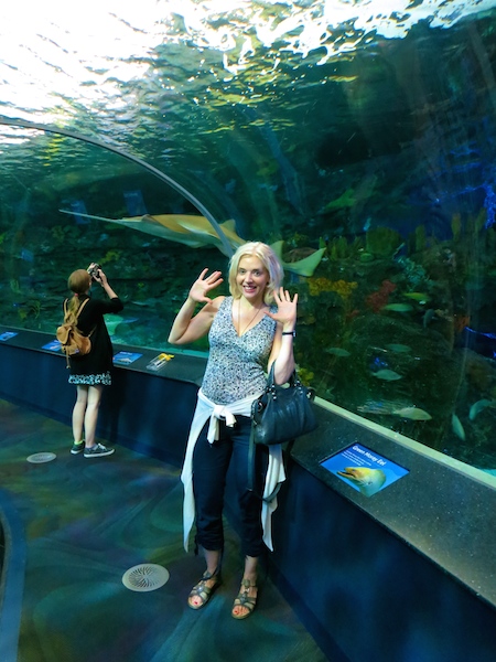 Luxury travel blogger, Wandering Carol at Ripley's Aquarium Toronto