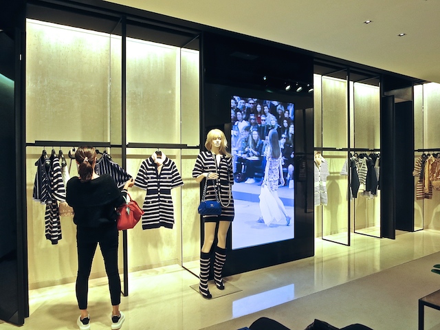 Footsteps of Chanel in Paris, inside the Chanel boutique