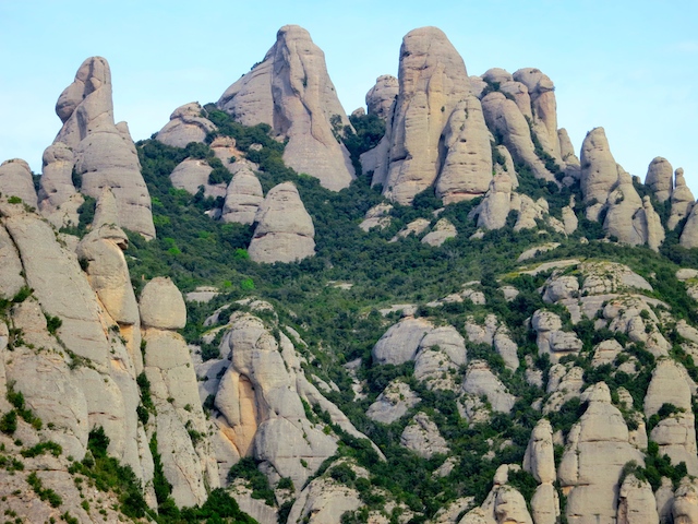 Montserrat Mountain, Spain, Fingers of God