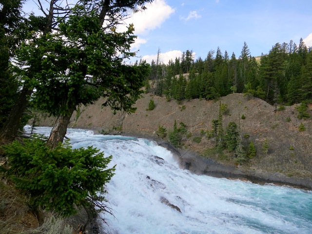 Bow Falls, Banff, Canada near Fairmont Banff Springs