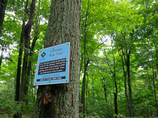 Bruce Trail has 400 km of side trails