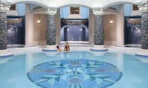 Fairmont Banff Springs spa mineral pool