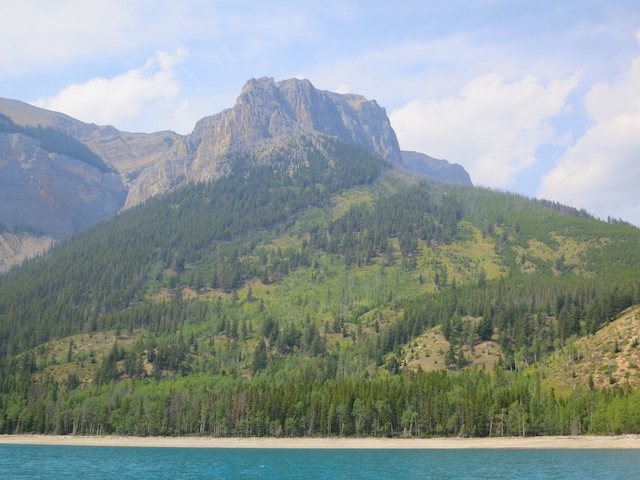 Banff Lake Minnewanka Cruise, Banff, Rocky Mountains, Canada