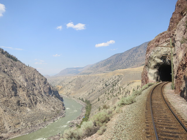 Fraser Canyon, a romantic train ride on the Rainforest to Gold Rush route