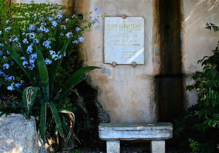 One day in Antibes, Zorba the Greek bench