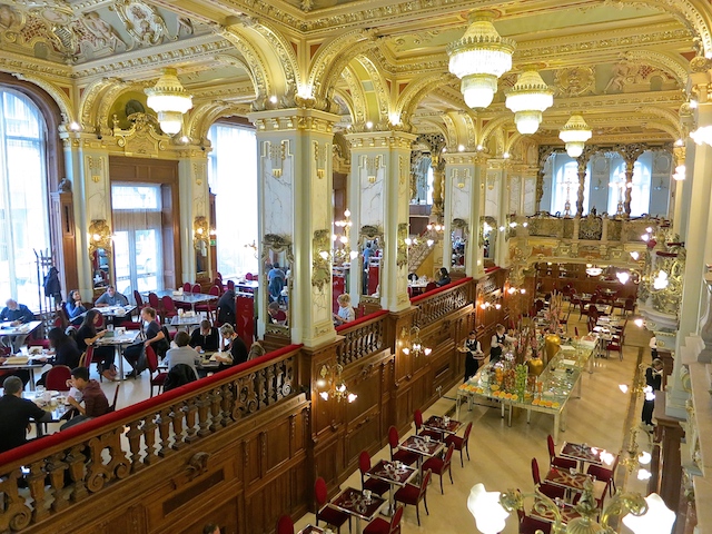 How I afford luxury travel New York Cafe Boscolo Budapest hotel