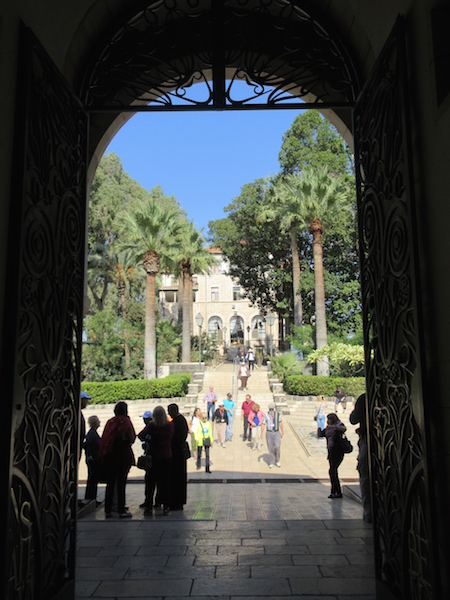 Mount of Beatitudes Gate, trip to the Holy Land