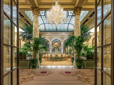 Luxury New York hotels, The Plaza blog review Palm Court