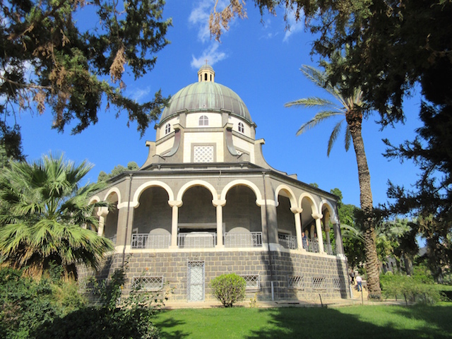 Visiting the Mount of Beatitudes Church