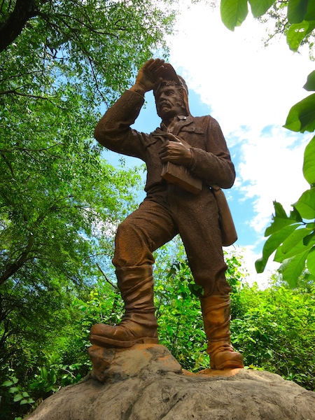 David Livingstone at Victoria Falls