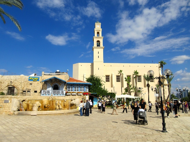 One day in Old Jaffa Tel Aviv, Kedumin Square