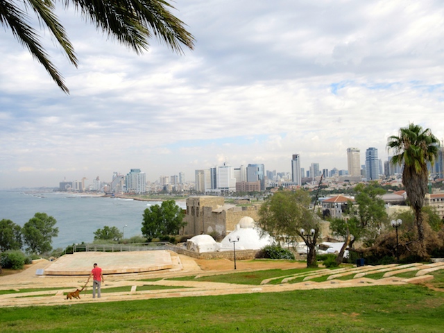 One day in Old Jaffa Tel Aviv, view from Peak Park