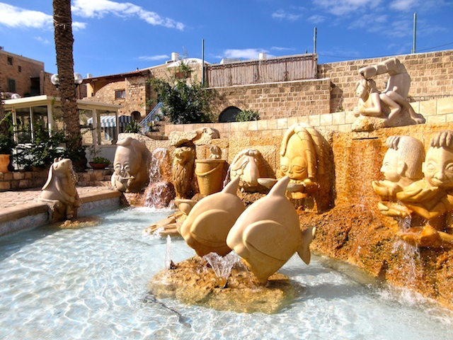 One day in Old Jaffa, Zodiac Fountain