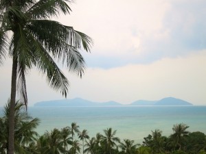 Scenic sea view in Asia