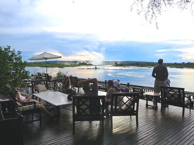 Victoria Falls, Zambia, Royal Livingstone Hotel view