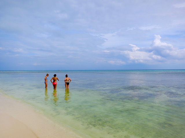 Affordable luxury Caribbean beach scene