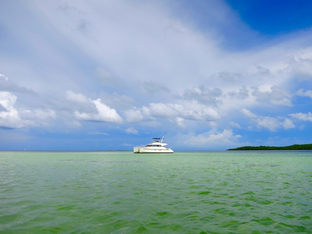 Boat in the Caribbean, affordable luxury