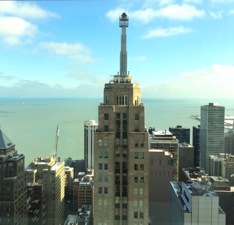 Weekend in Chicago, view from Four Seasons Hotel