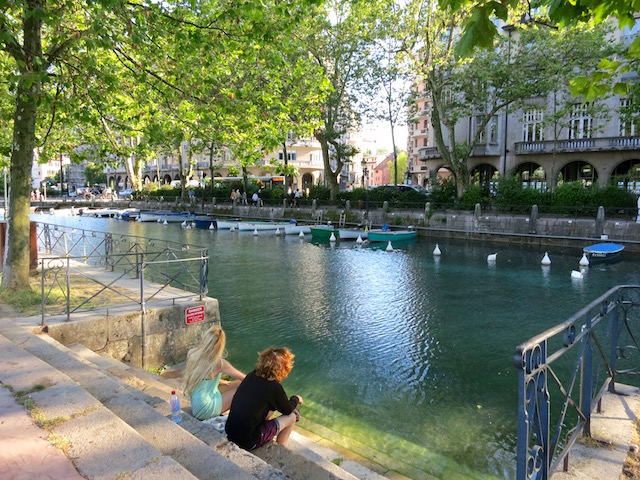 Canals in Annecy, France