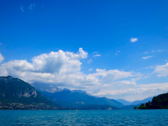 One day in Annecy, the Lake