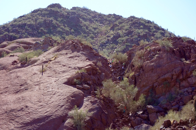 Camelback Mountain hike to the summit