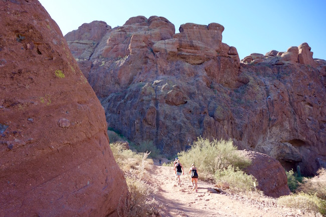 Hiking Camelback Mountain