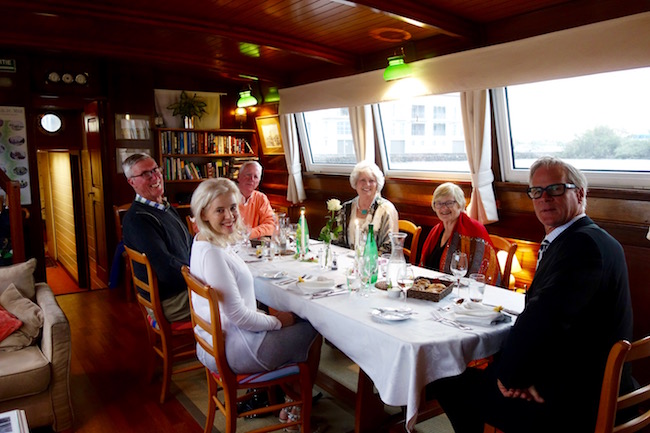 Athos hotel barge, France