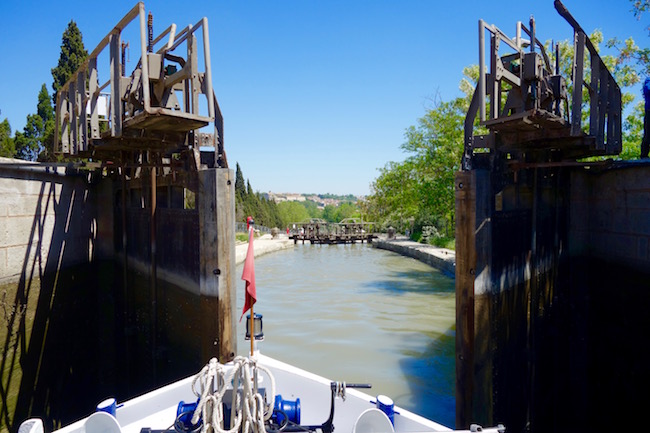 Canal du Midi cruise Staircase Locks