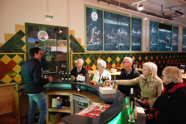 Canal du Midi cruise olive oil tasting