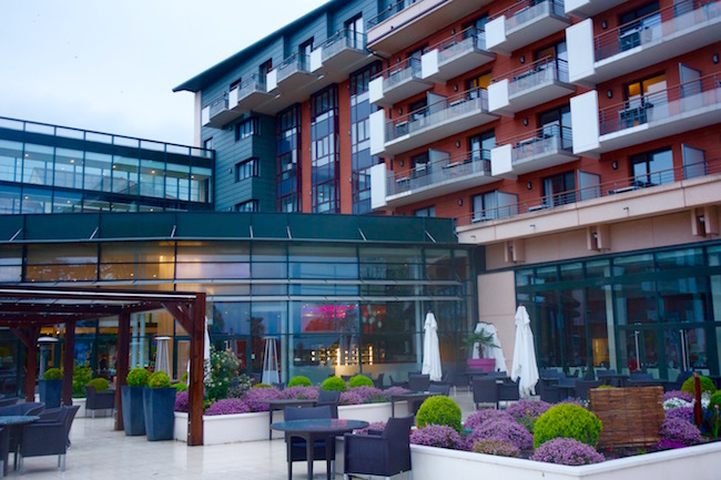 Hilton Evian-les-Bains review, patio