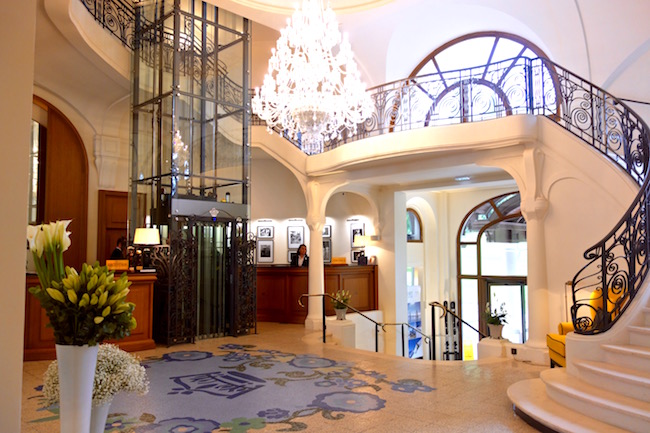 Royal Hotel Evian Resort lobby