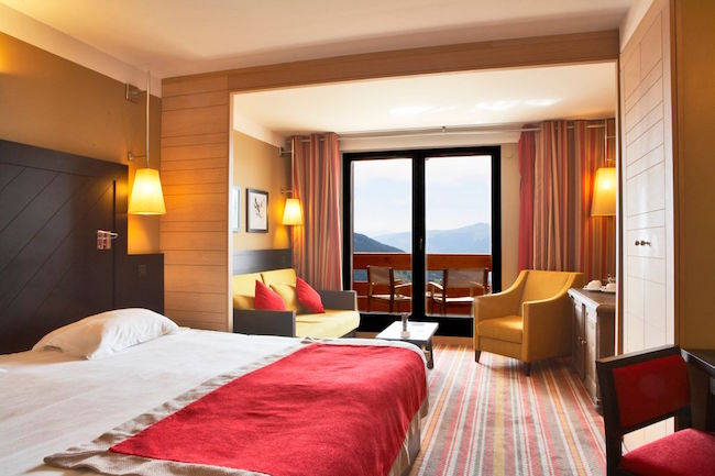 French ski resort, Rooms at Club Med Peisey Vallandry