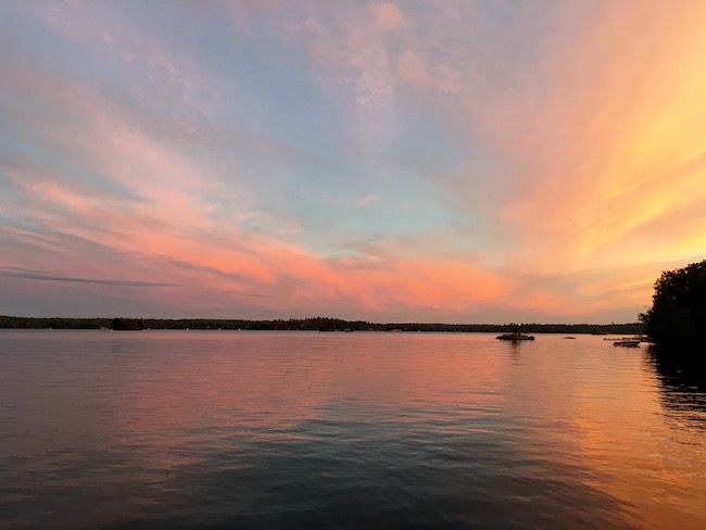 Viamede Resort Ontario Stoney Lake Sunset