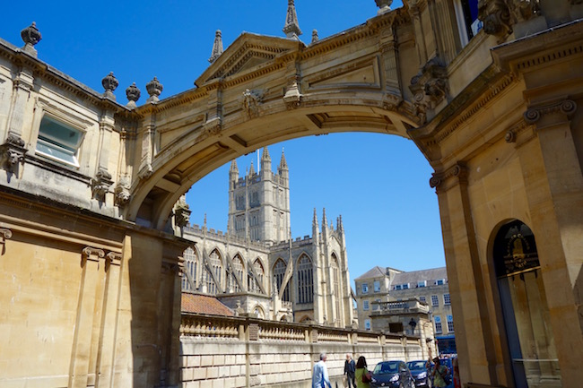 Jane Austen in Bath, Abbey view