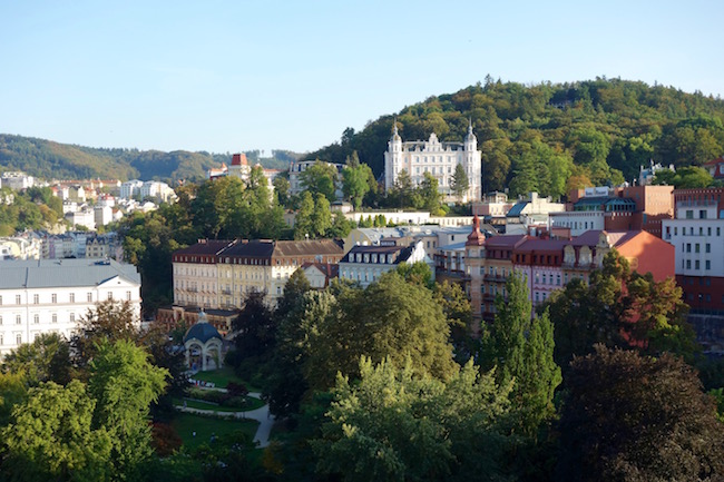 Panoramic view of Karlovy Vary