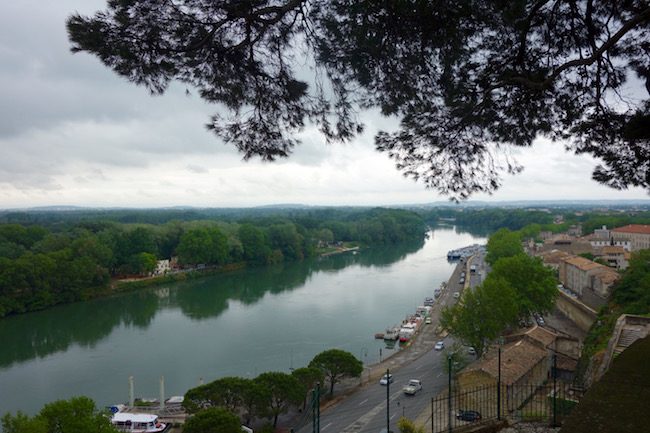 View of Rhones River from Avignon Cathedral