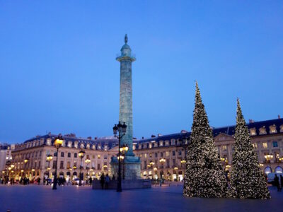 Romantic Paris at Christmas