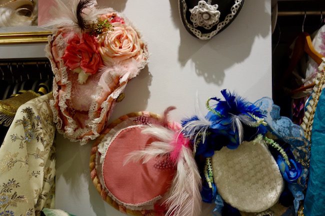 Handmade hats at Costumes & Chateaux Versailles