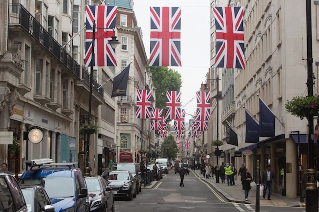 Jermyn Street in Mayfair