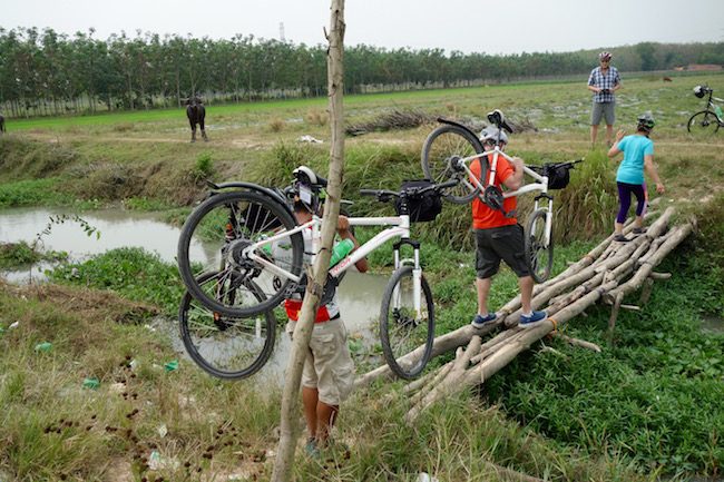 Boat, cycle and Cu Chi Tunnels tour from Ho Chi Minh