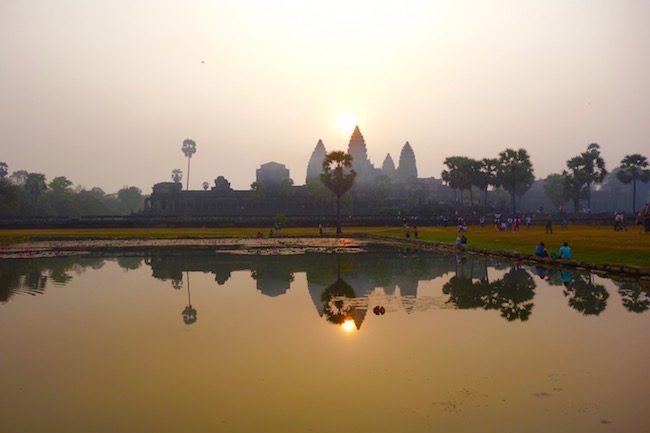 Best place to see the Angkor Wat Sunrise in Cambodia