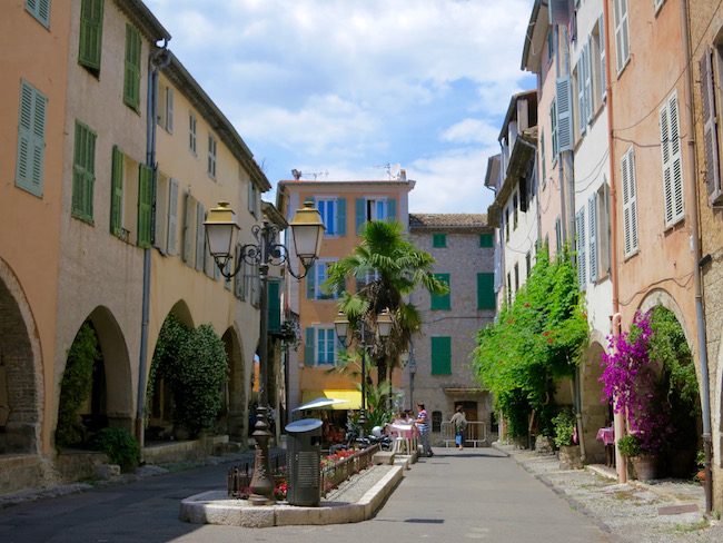 Biot France main square Les Place Aux Arcades