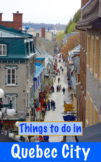 Here's a list of the top things to do in Quebec City, Canada - a helpful mini travel guide that will make your Quebec trip complete.