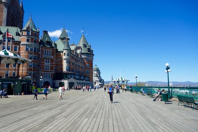 Stroll Dufferin Terrace, where to go in Old Quebec