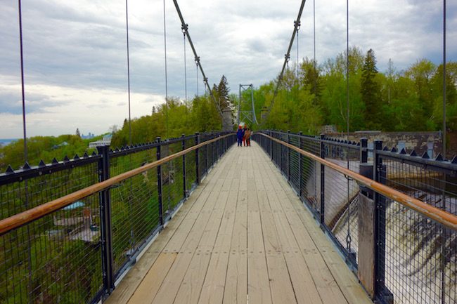 Suspension Bridge Montmorency Falls