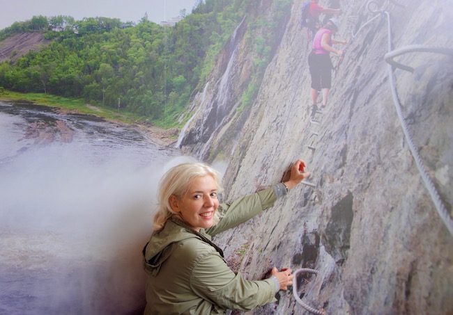 Via Ferrata Montmorency Falls Quebec copy