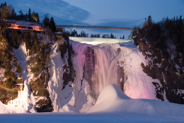 Parc de la Chute-Montmorency winter